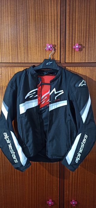 Casaco Alpinestars T-GP Plus R V4 Black / White M