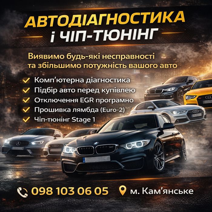Чіп-тюнінг, прошивка лямбд, вимкнення ЕГР та багато іншого.
