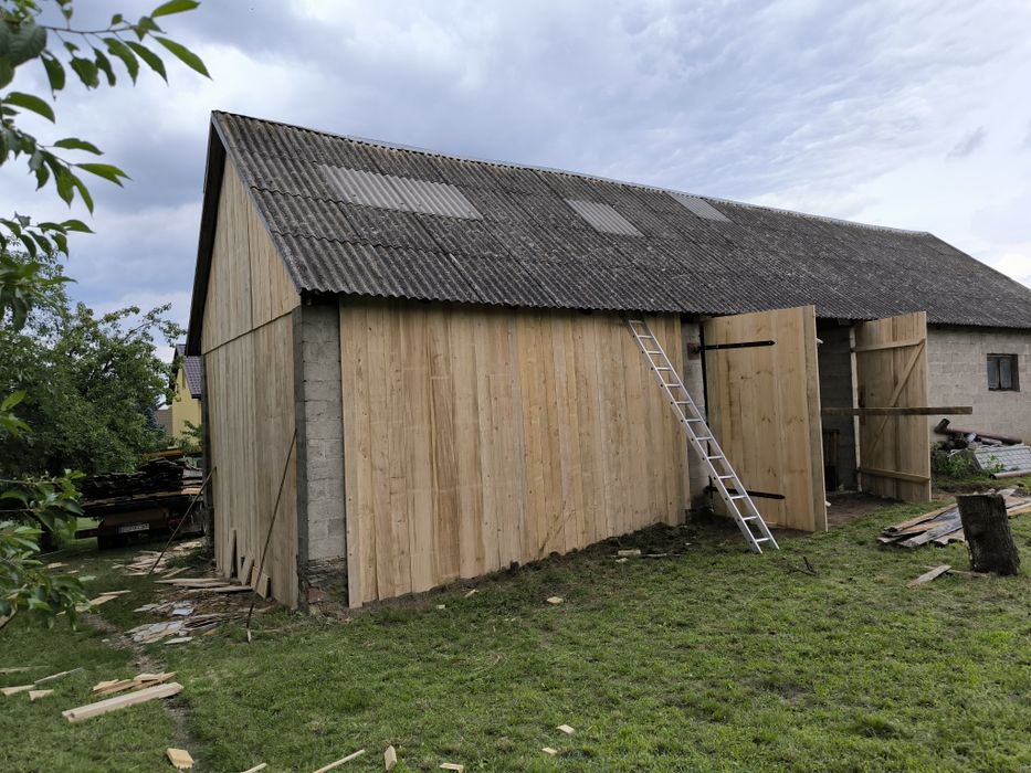 Rozbiórka stodoły stodół stodołę