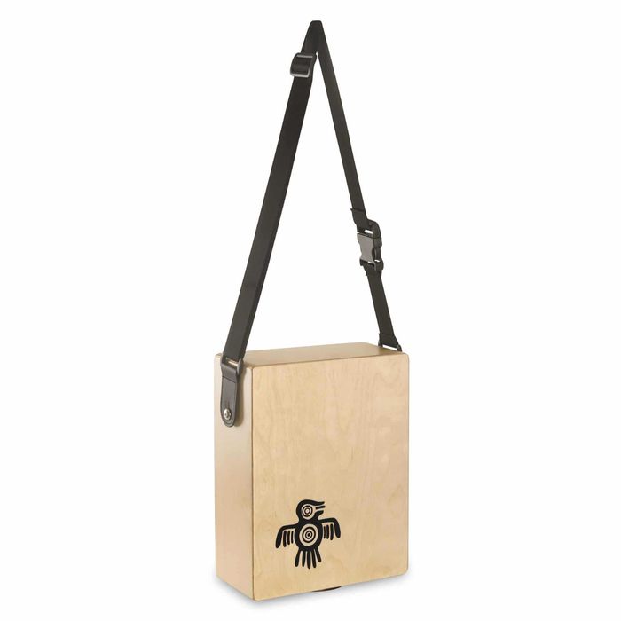 Cajon portátil de madeira maciça