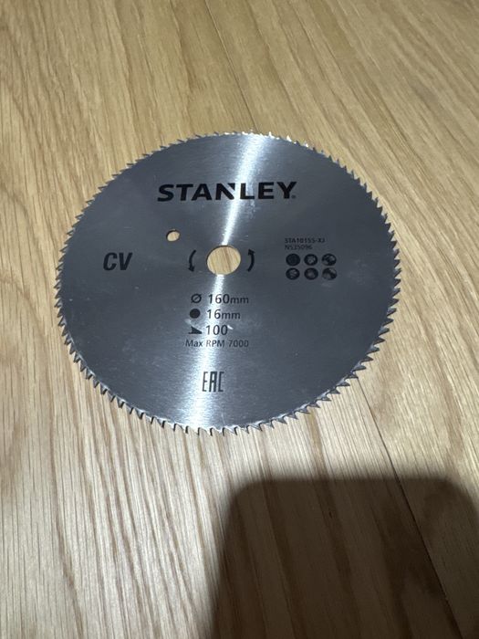 Tarcza do piły formy Stanley.