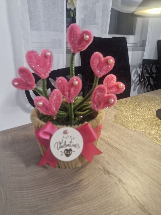 Koszyczki na Walentynki.