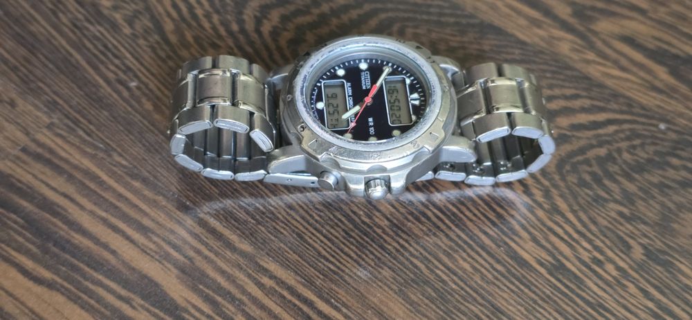 Годинник титановий Citizen Titanium C240 Japan часы наручные сітізен титан винтажные ретро