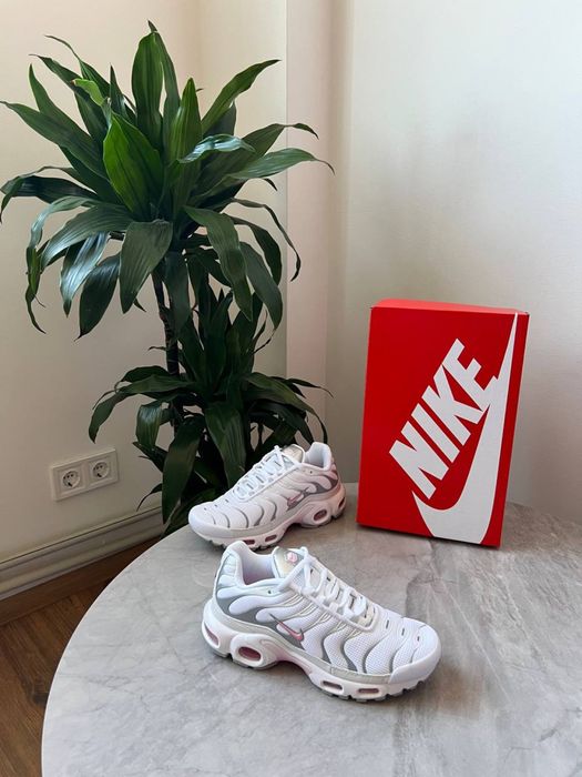 Nike Air Max TN + White Pink, Найк Аір Макс