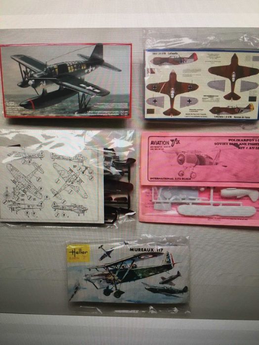 53 Modelos de Aviões/Kits. Escala 1/72. IIGM - vendo em bloco ou a unidade