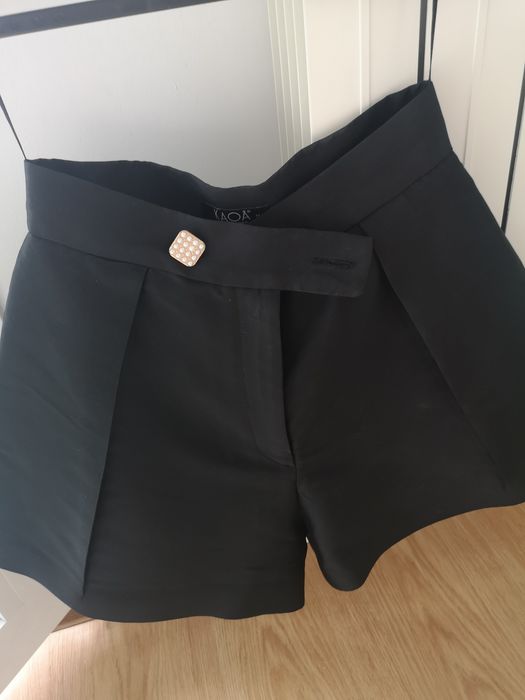 Calções KAOÂ preto com pérolas XS