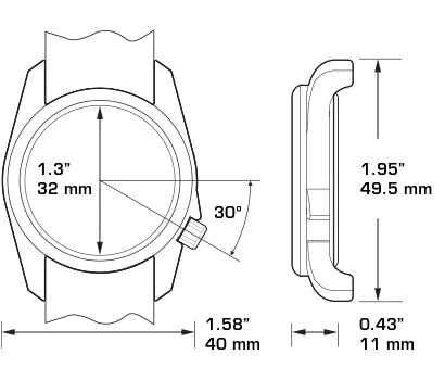 Чоловічий годинник Bertucci 11112 DX3 FIELD - STONE DIAL