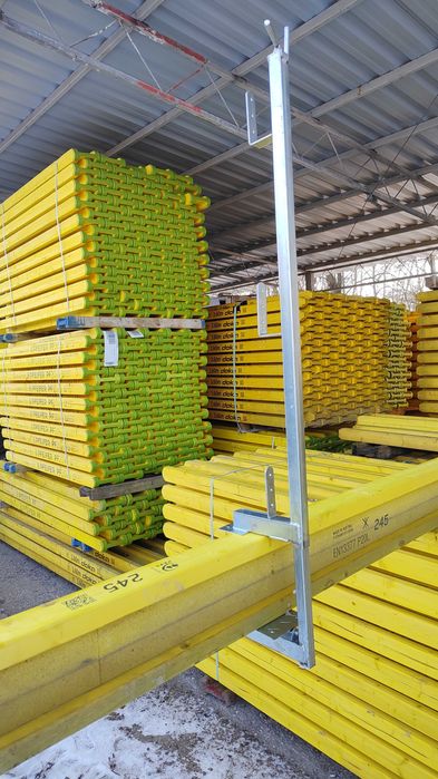 Słupek poręczy BHP zabezpieczenie strop szalunki rusztowania