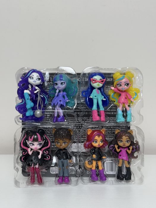 Монстер хай Дракулаура, Клод, Спектра, Твайла, Клео,Френкі,Гулія