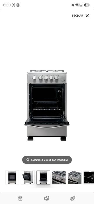 Fogão KUNFT KBGS9954 IX (55 L - Gás Butano - Propano - Inox)