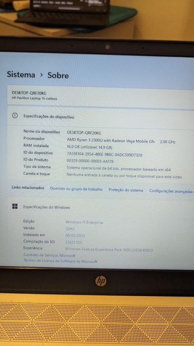 Portátil - HP Pavilion Laptop 15 500GB