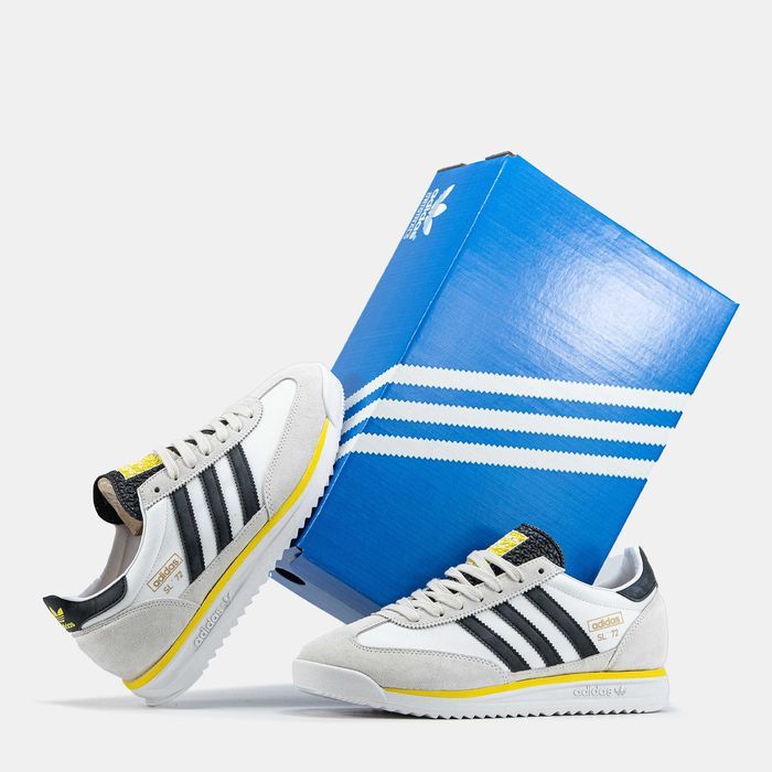 Женские кроссовки Adidas SL '72 "White" Premium. 36-40