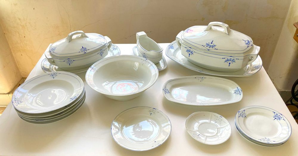 Serviço de jantar vintage Coimbra.