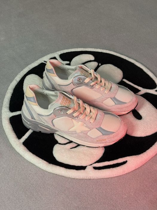 На руках!!!Кросівки Golden Goose Running Dad "White/Silver" 41-45