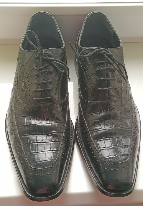 Туфли фирмы zilli с натуральной кожи крокодила