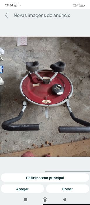 Máquina de exercício abdominal