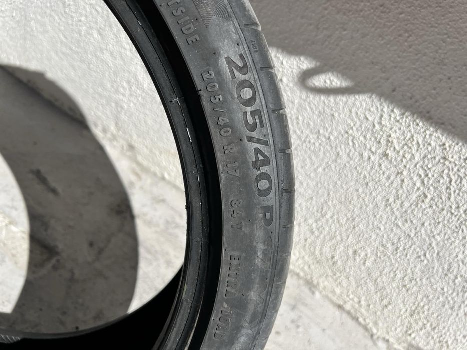 205/40/17 Continental 2 pneus