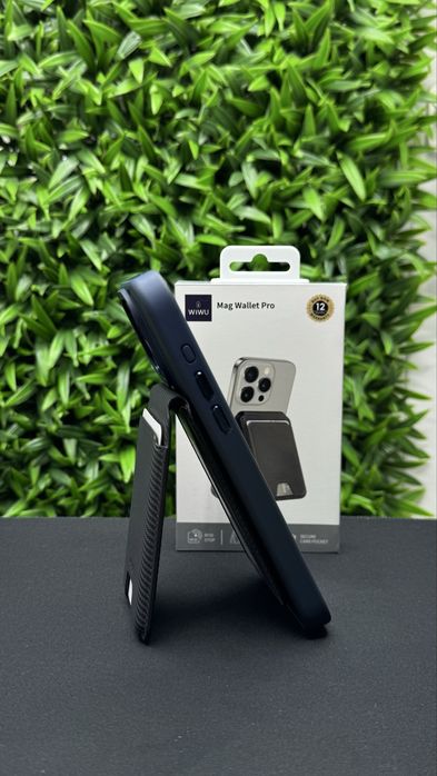 Картхолдер WIWU Mag Wallet Pro MW-003 Kevlar Black Чорний