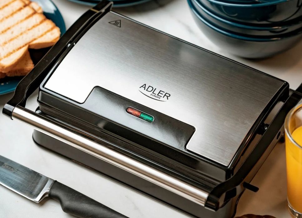 Grill elektryczny Adler AD 3052 opiekacz toster 1200 non-stick