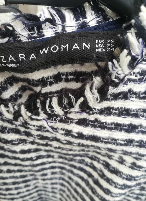 Vestido Riscas Zara XS