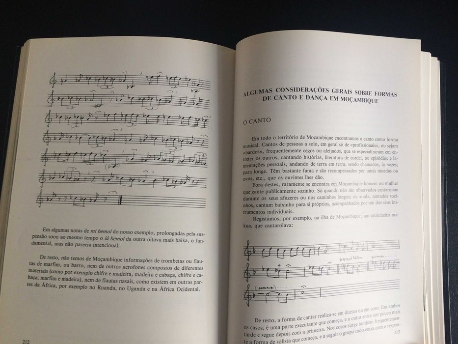 Instrumentos Musicais De Moçambique - LIVRO RARO