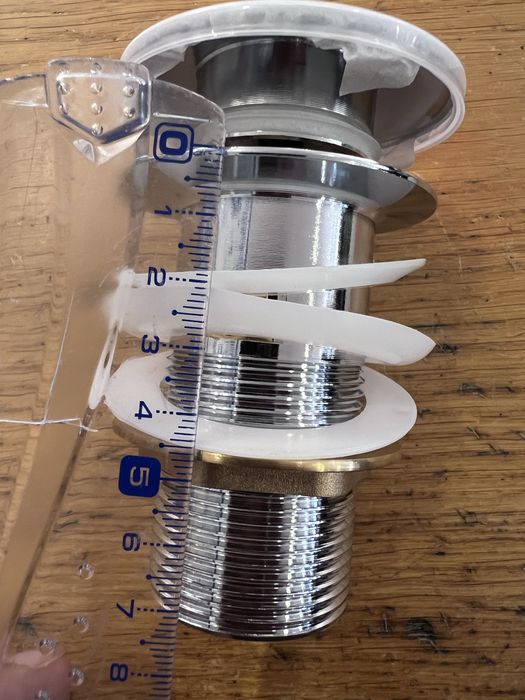 Conjunto 3 Válvula clic clac lavatório / bidé - NOVO