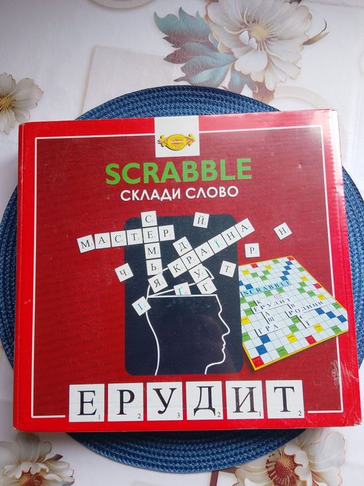 Настільна гра Склади слово, Ерудит, Scrabble, настольная игра, нова