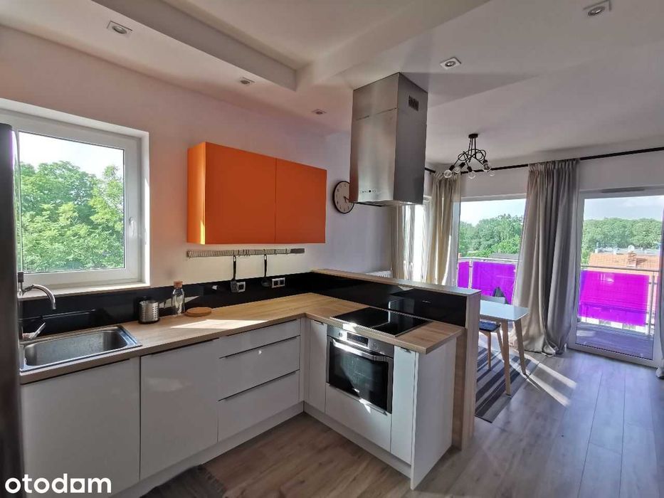 Apartament 45,4 m2, 2 pokoje, miejsce postojowe w cenie