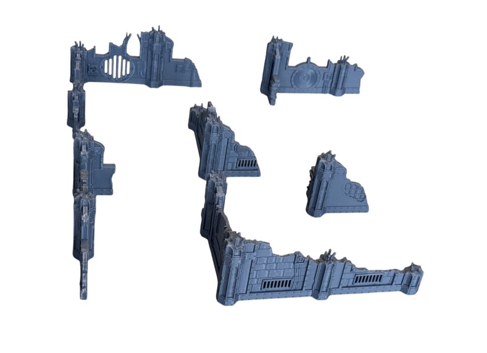 Zestaw Niskich Ruin, druk 3d do gier bitewnych grimdark