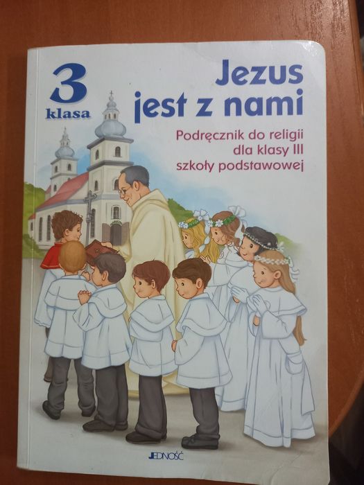 Ksìążka, podręcznik do religii Jezus jest z nami 3