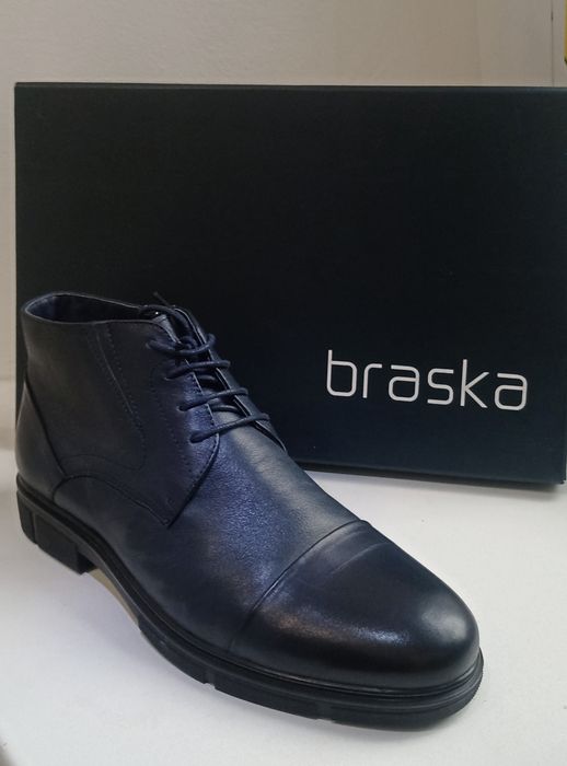 Чоловічі шкіряні чоботи 41-42 р braska