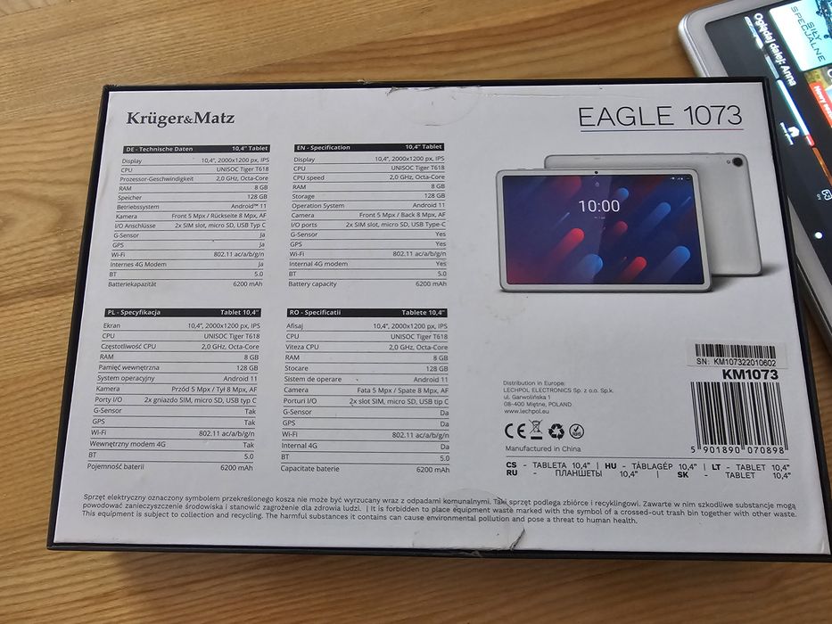 Tablet Kruger Matz EAGLE 1073 LTE