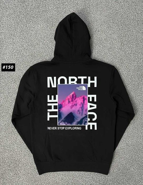 БЕЗ ПЕРЕДПЛАТ - Новая Кофта - Худи TNF - The North Face - Purple Горы