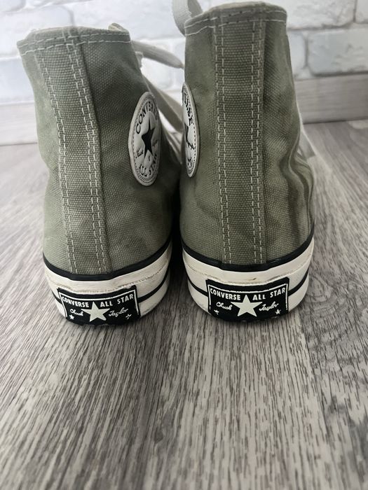Converse високі хакі 37р  . Стан гарний