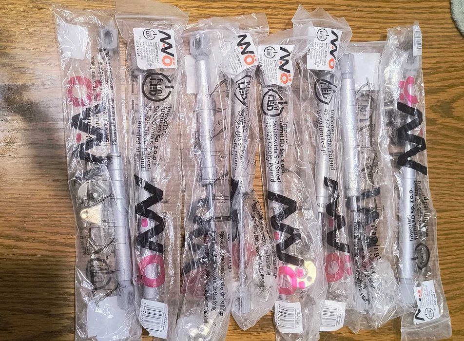 Podnośnik gazowy do mebli 80N - 8 sztuk