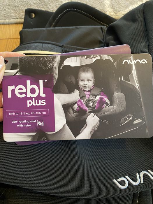Fotelik samochodowy 0-18 kg Nuna Rebl plus