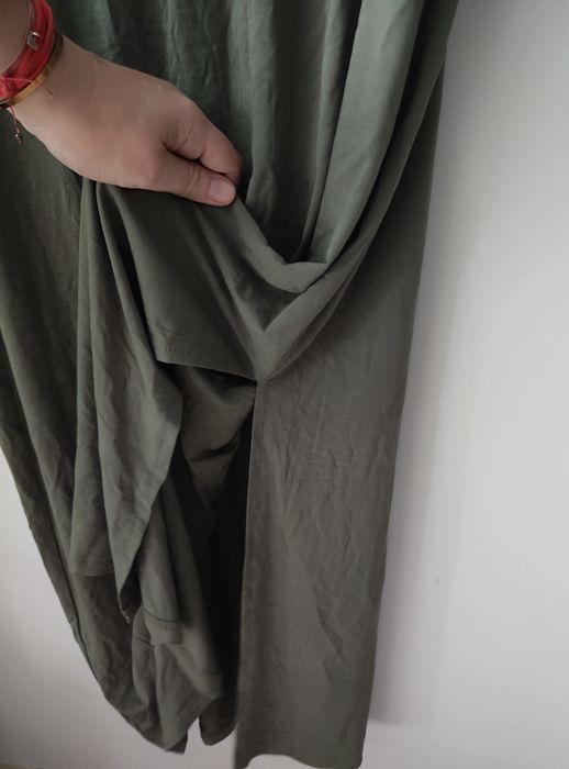 Sukienka midi bambus khaki Naree nowa z metką