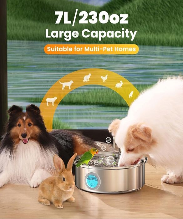 ONEISALL Cicha fontanna dla pupila  7  litrów