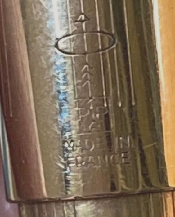 Caneta Parker ouro vintage