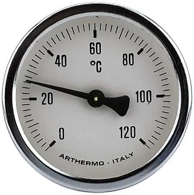 Термометр для котла біметалічний Arthermo ART/B 65 (D-63 мм 0-120°С)