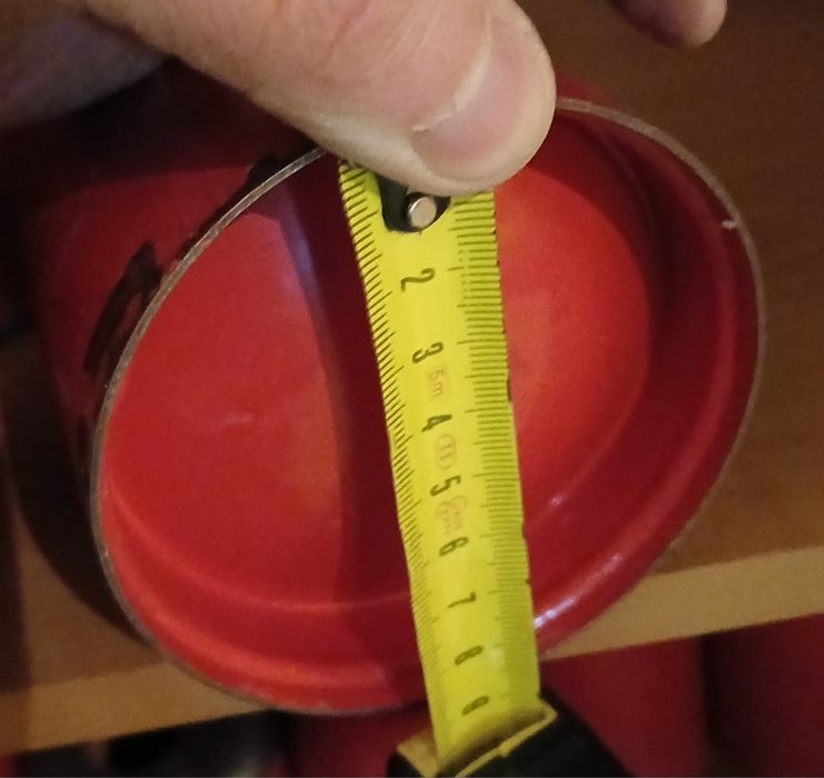 Zbiornik metalowy pusty 1 kg - do przerobienia