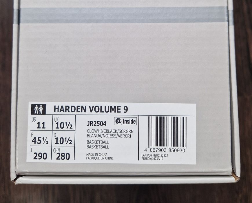 Adidas Harden Volume 9 roz. 45⅓