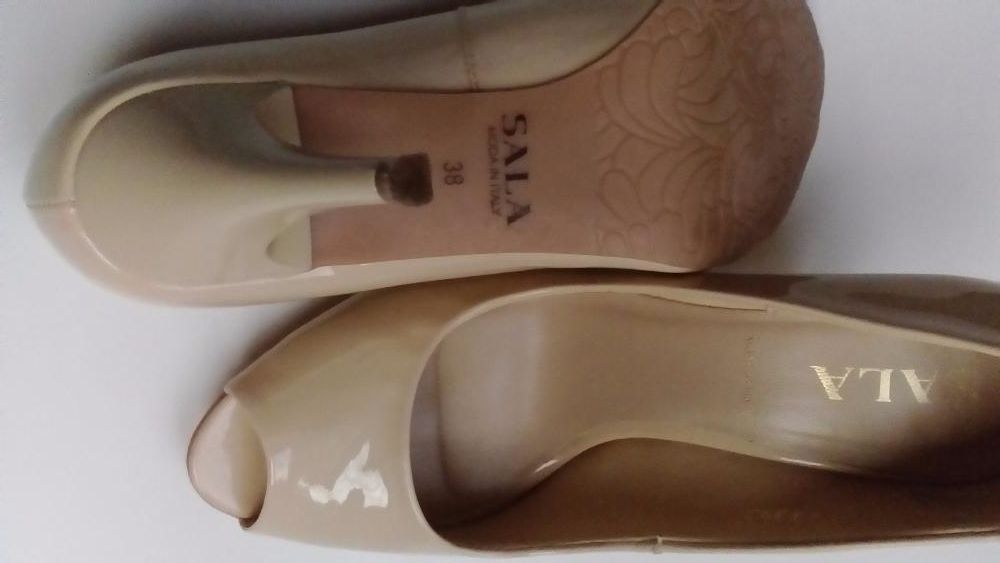 szpilki wloskie lakierowane rozm.38