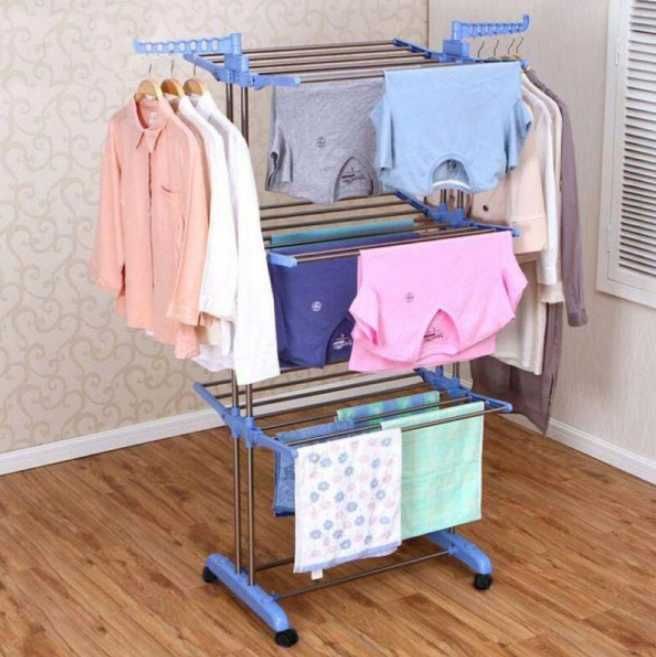 Сушарка для речей Складна сушарка для білизни Garment Rack With Wheels