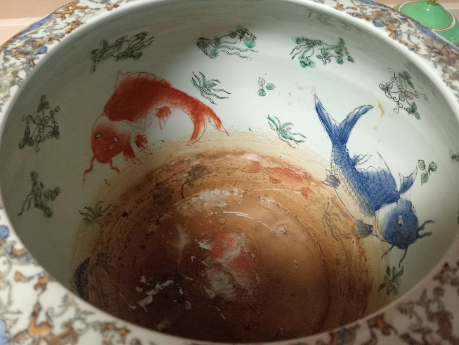 Aquarium / Cache Pot em porcelana