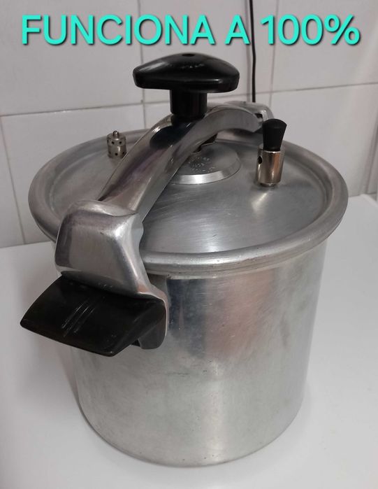 PANELA DE PRESSÃO Made in PORTUGAL SILAMPOS DE 8 Lts.Casa Cozinha Restauração.
