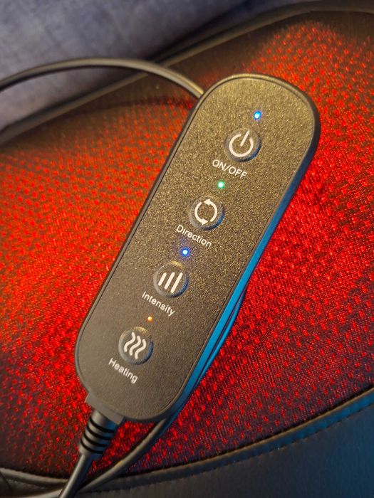 Masażer Shiatsu karku i pleców Brelley BS18 z pilotem i podgrzewaniem