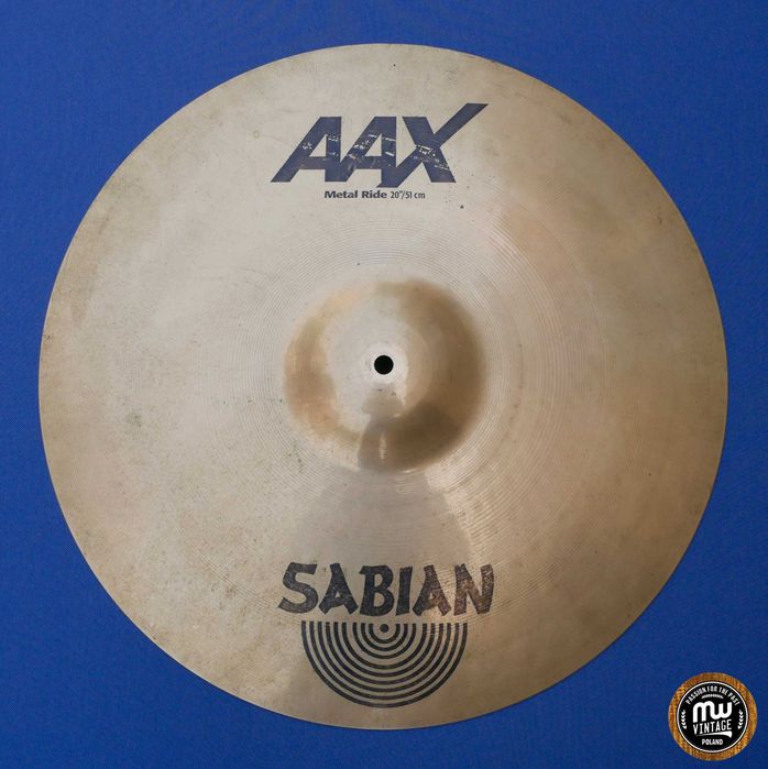 ‼️ Sabian - talerz AAX Metal Ride 20" 90s   ‼️
