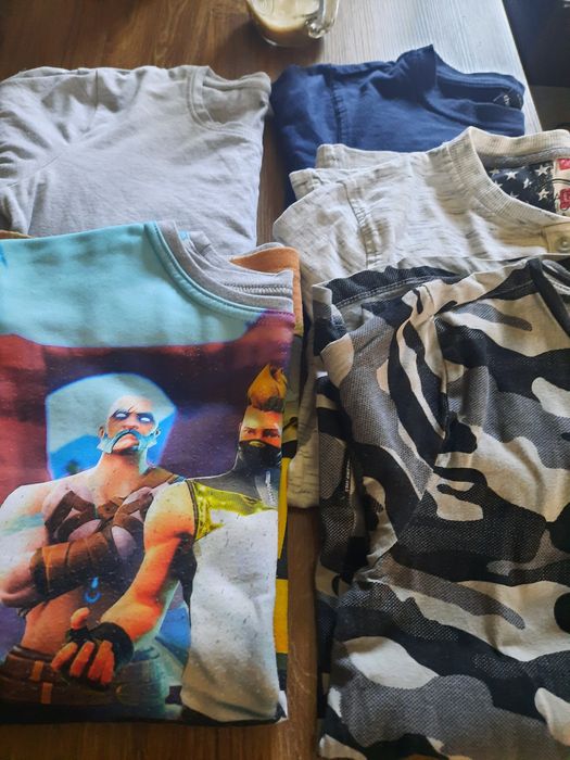 Zestaw bluzek z długim rękawem