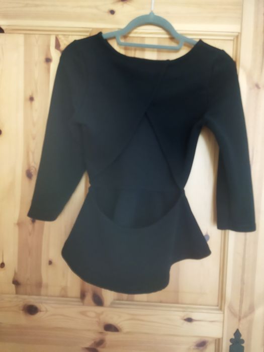 Czarna, elegancka bluska